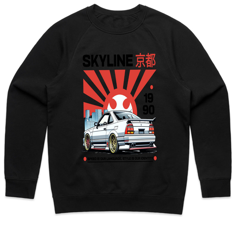 SKYLINE KYOTO 1990 T-Shirt – JDM Heritage & Street Racing Legend