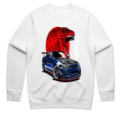 T-Rex vs. Skyline GTR Racing T-Shirt – JDM Monster Power Tee