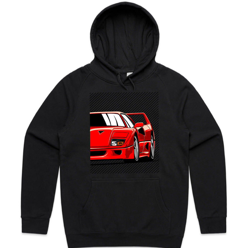 Legendary Supercar Tribute T-Shirt – Red Turbocharged Icon