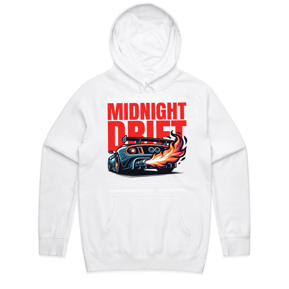 Midnight Drift T-Shirt – JDM Street Racing & Turbo Flames