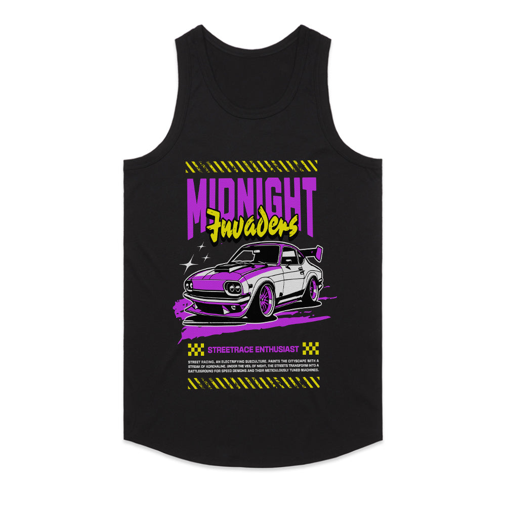 Midnight Invaders T-Shirt – JDM Street Racing & Tuner Car Enthusiast Tee