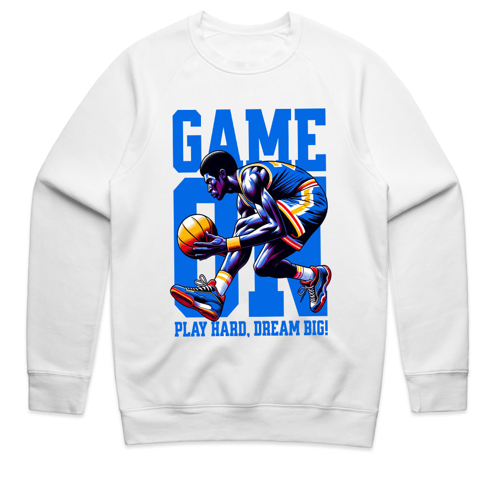 Game 01 - Play Hard, Dream Big Basketball T-Shirt