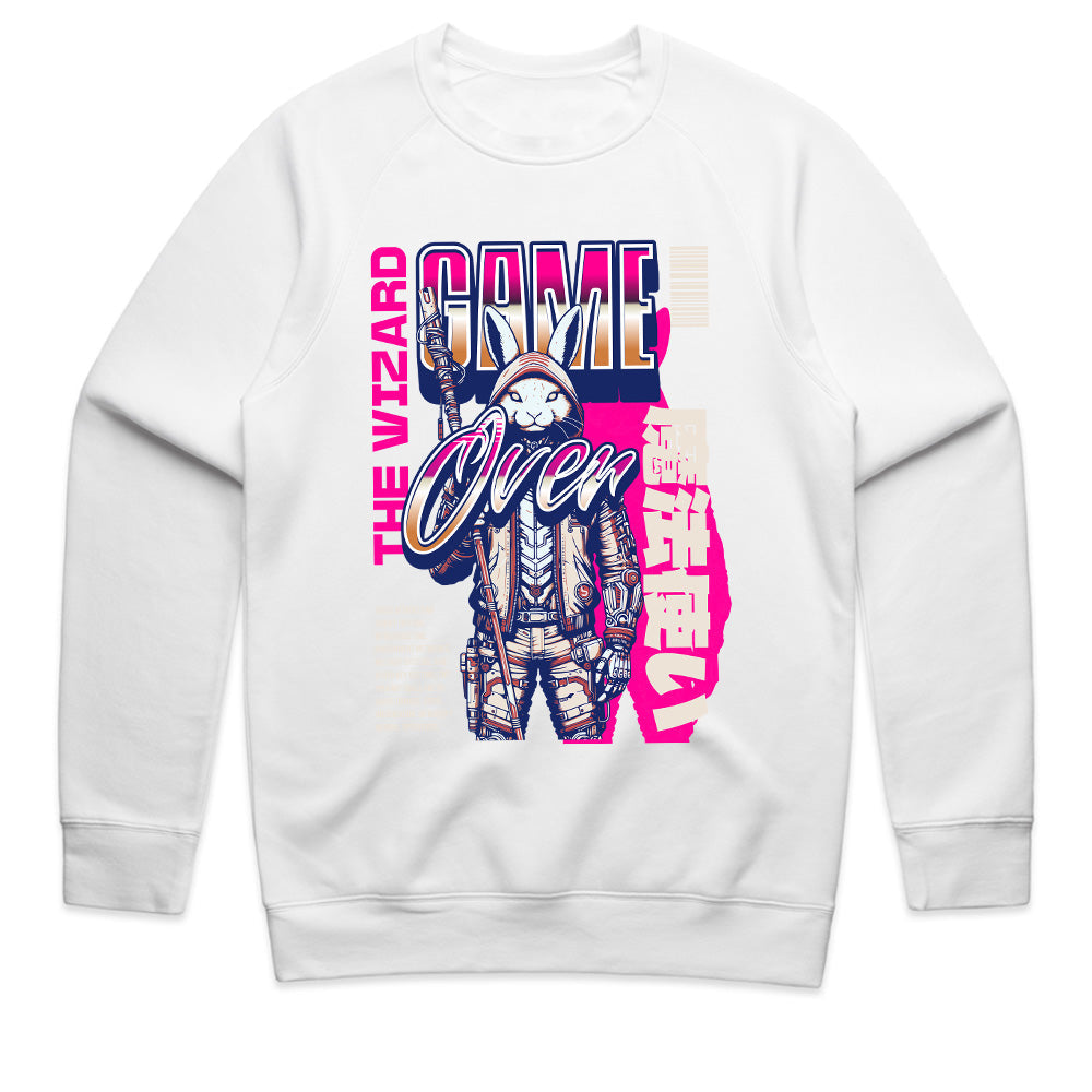 The Wizard - Game Over Cyberpunk Fantasy T-Shirt