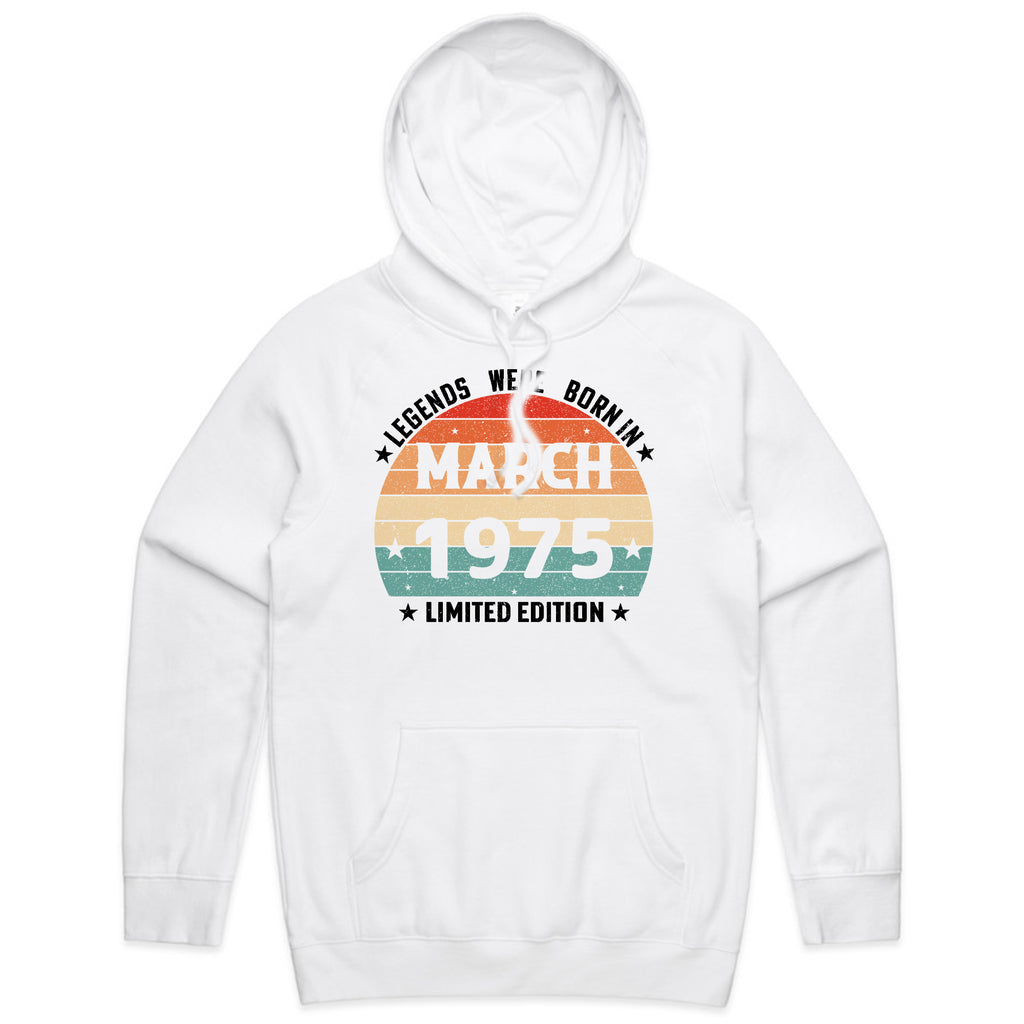 Legends Were Born in March 1975 T-Shirt