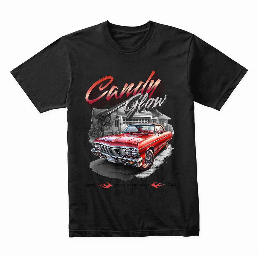 Candy Glow – Classic Lowrider Streetwear T-Shirt