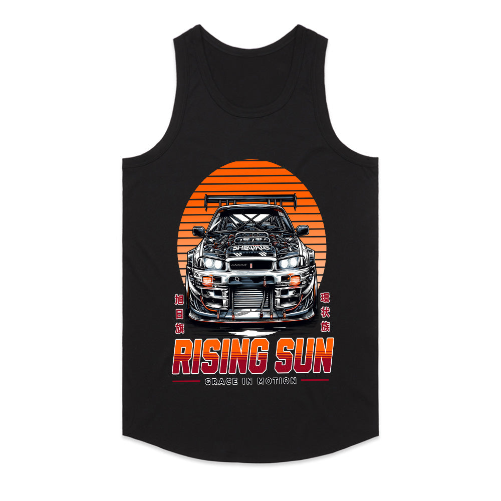 Rising Sun JDM Performance Tee – Grace in Motion