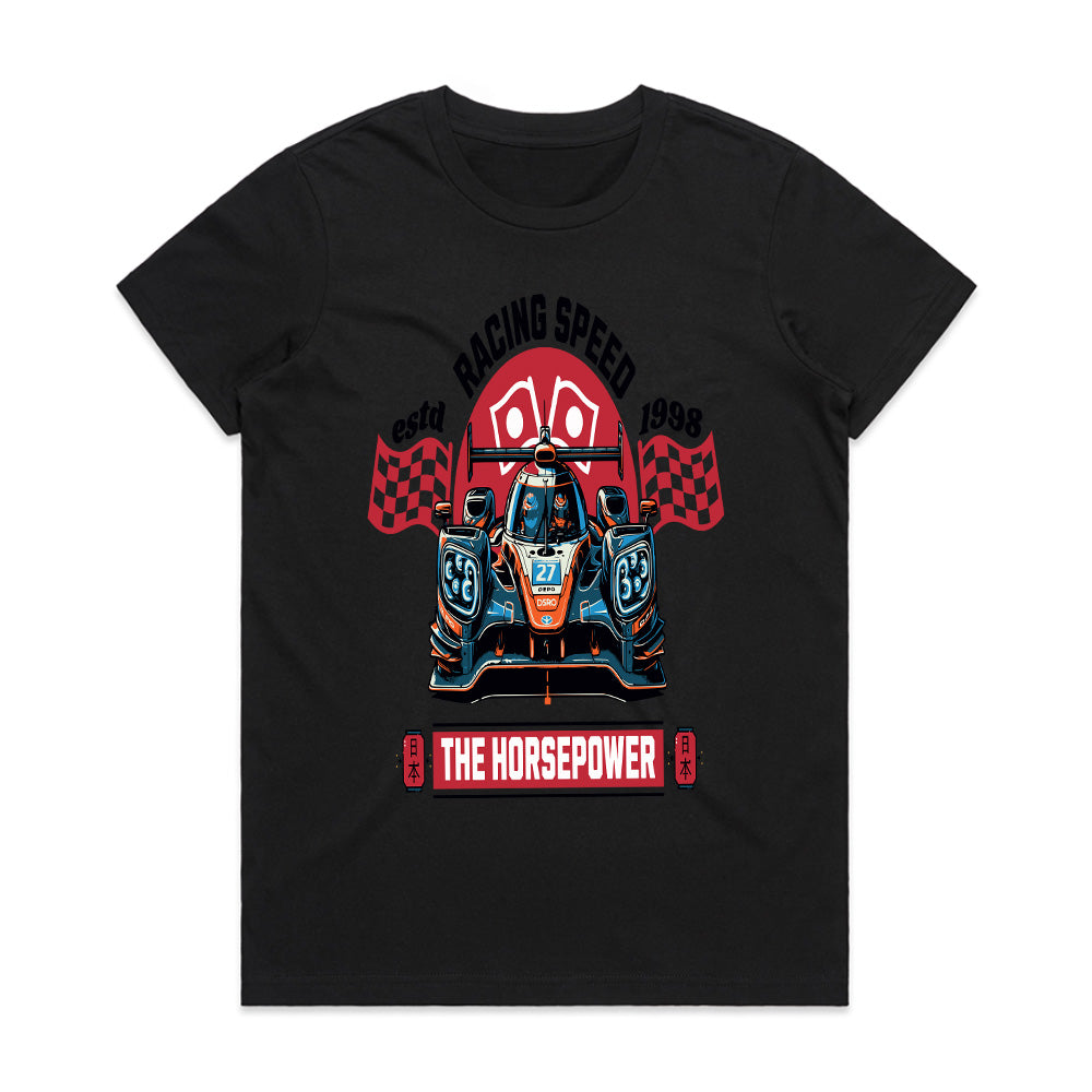 The Horsepower Racing Speed T-Shirt – High-Performance Endurance Racing Apparel