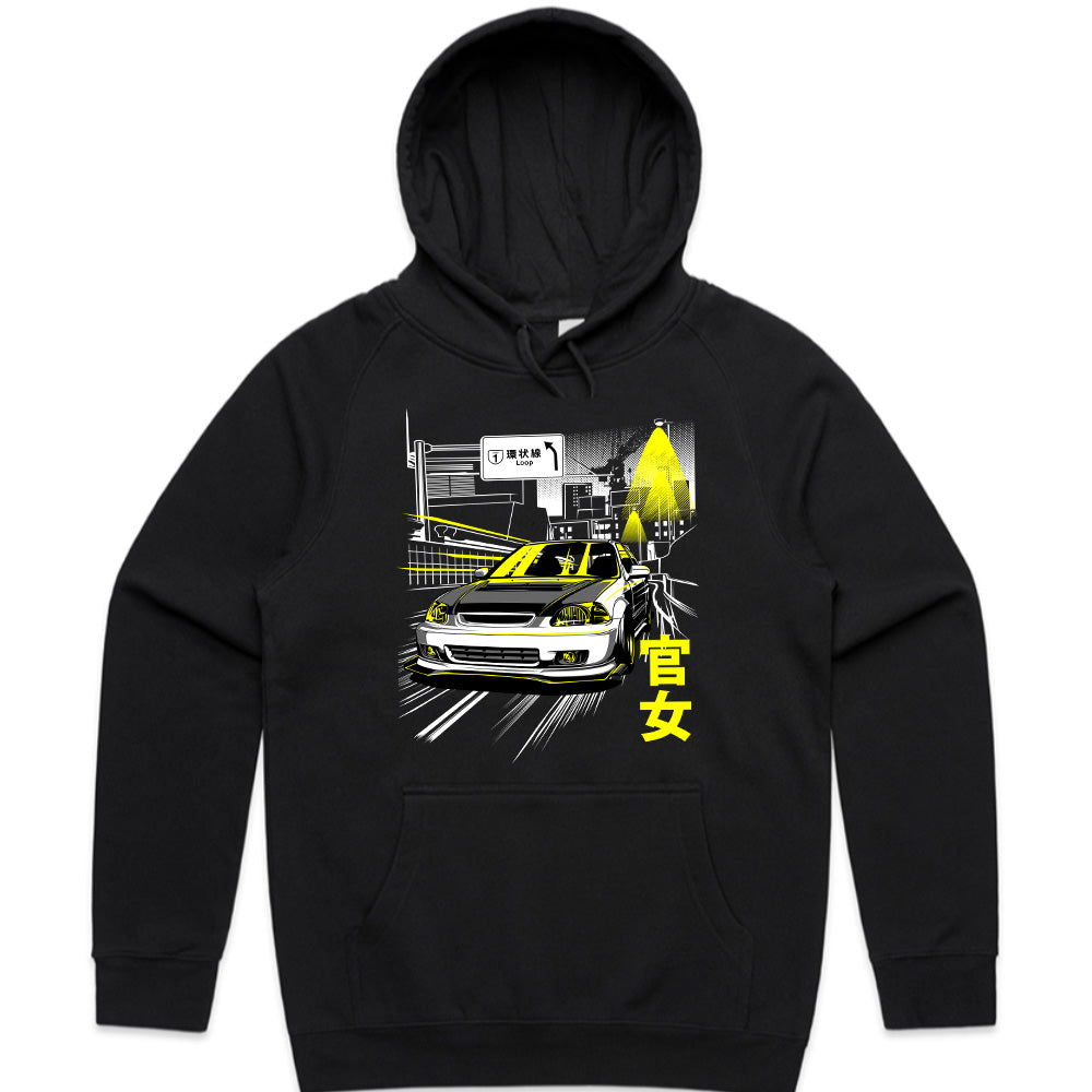 Tokyo Expressway" Kanjo Racer Civic T-Shirt