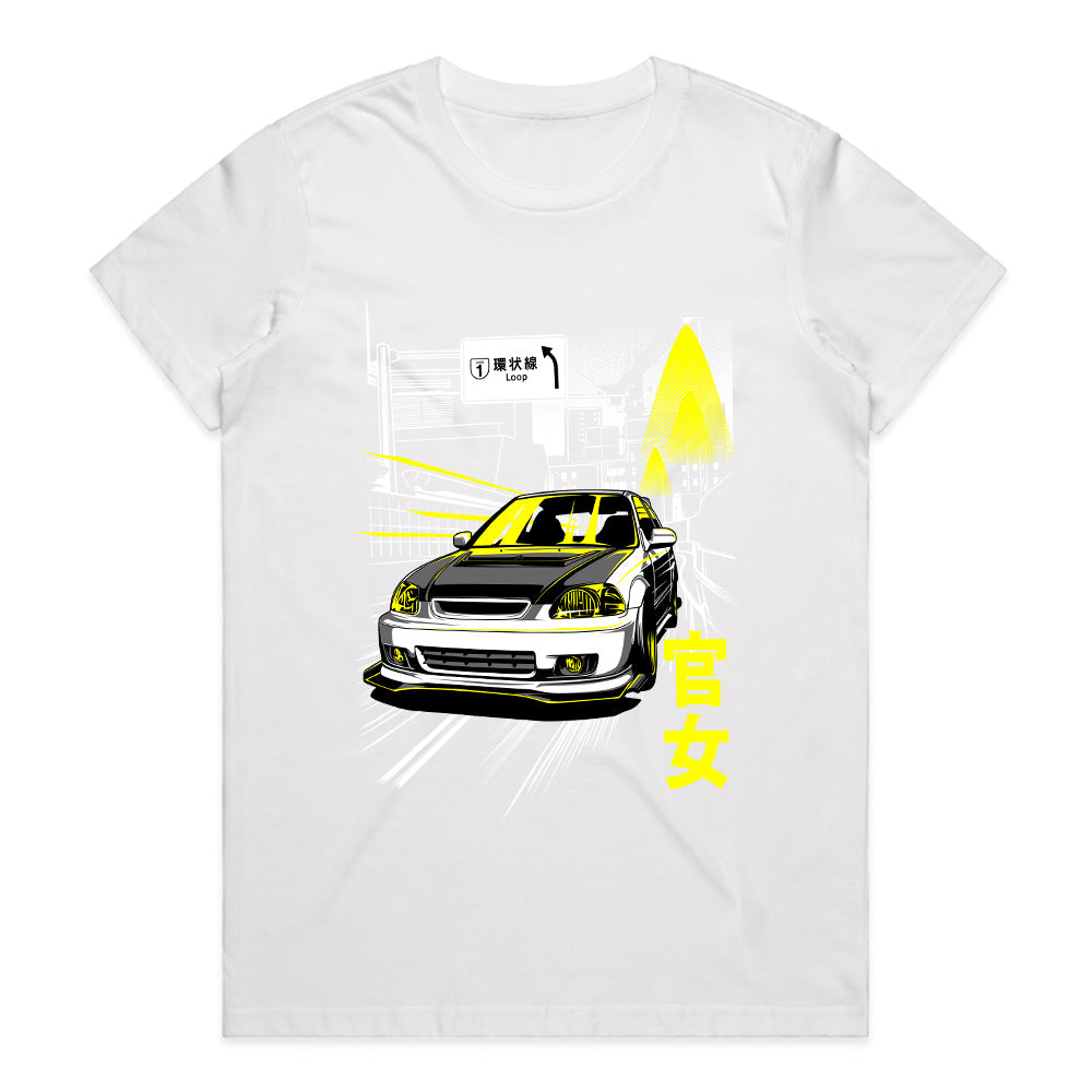 Tokyo Expressway" Kanjo Racer Civic T-Shirt