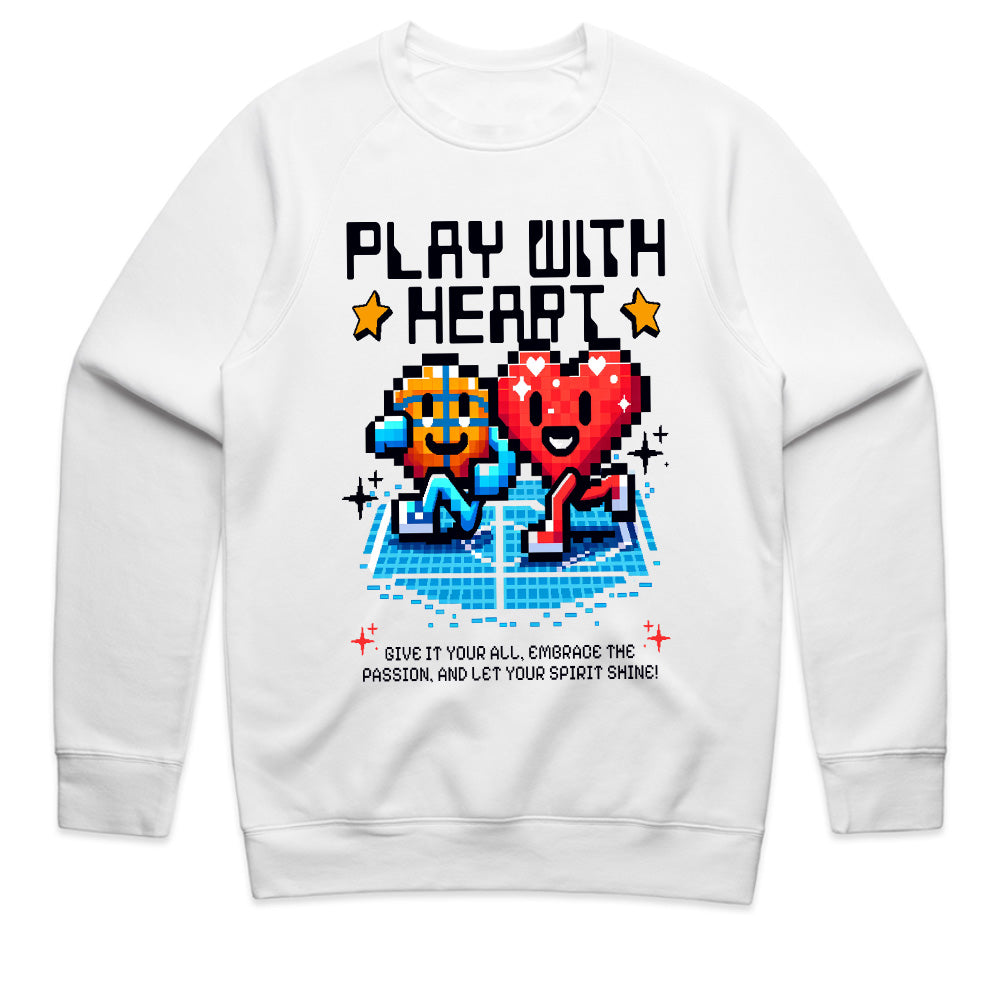 Play with Heart - Retro Pixel Art Gamer T-Shirt