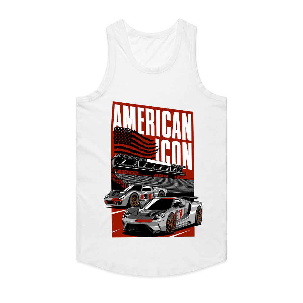 American Icon Ford GT – Legendary Supercar Racing T-Shirt