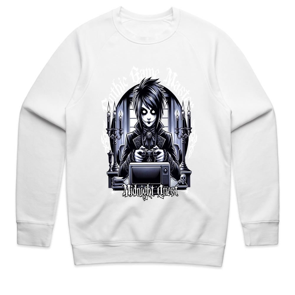 Gothic Game Master - Midnight Quest Dark Gamer T-Shirt
