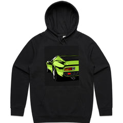 Retro Exotic Muscle Car – Lime Green Classic Supercar T-Shirt