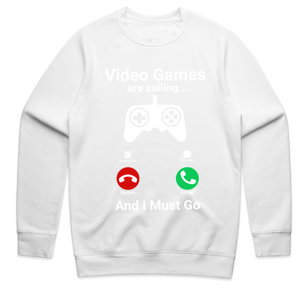 "Video Games Are Calling" Funny Gamer T-Shirt - Gaming Life Design