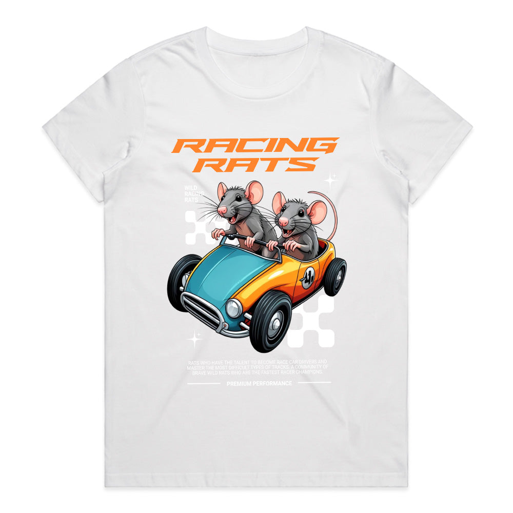 Racing Rats - Funny Racing Car Streetwear Graphic T-Shirt