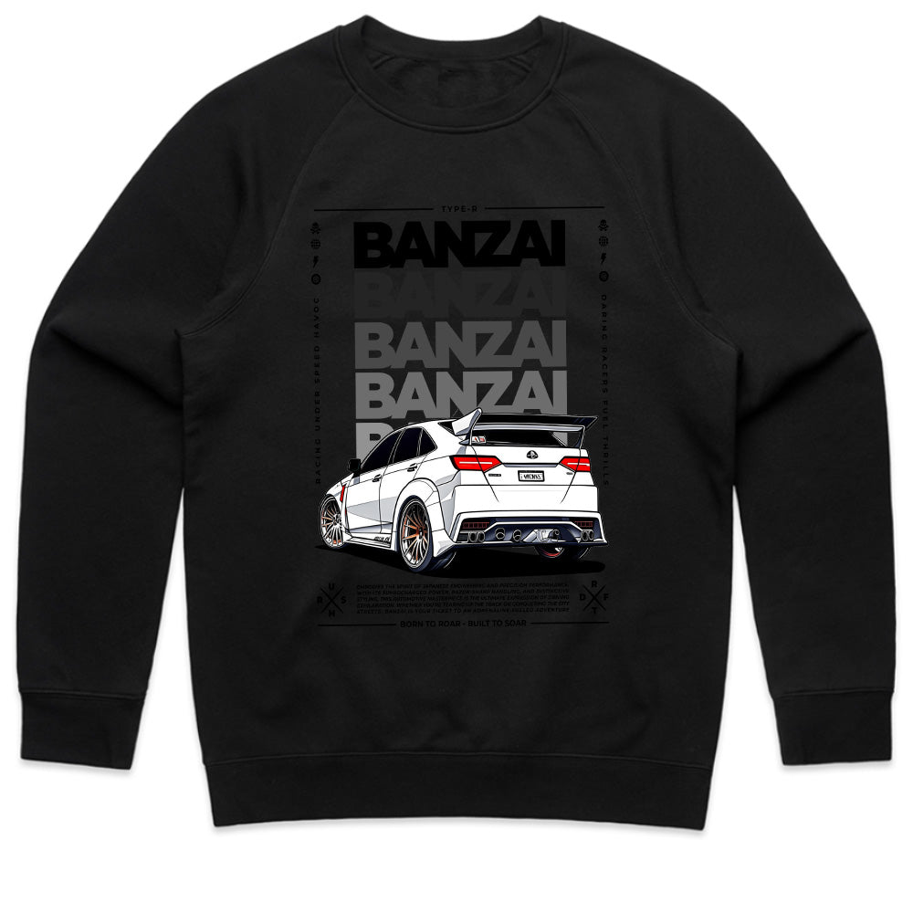 Banzai Turbo Type R T-Shirt – JDM Performance Streetwear