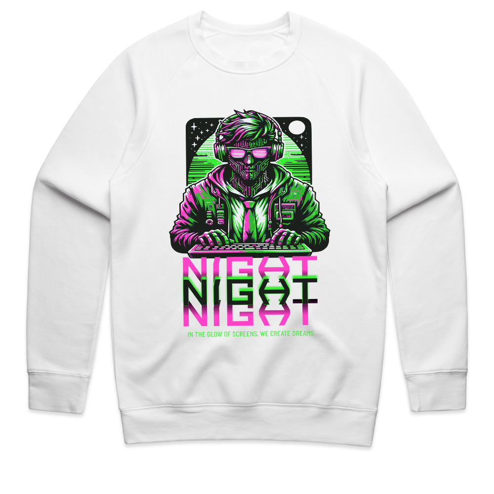 Night Gamer - Cyberpunk Neon Hacker T-Shirt