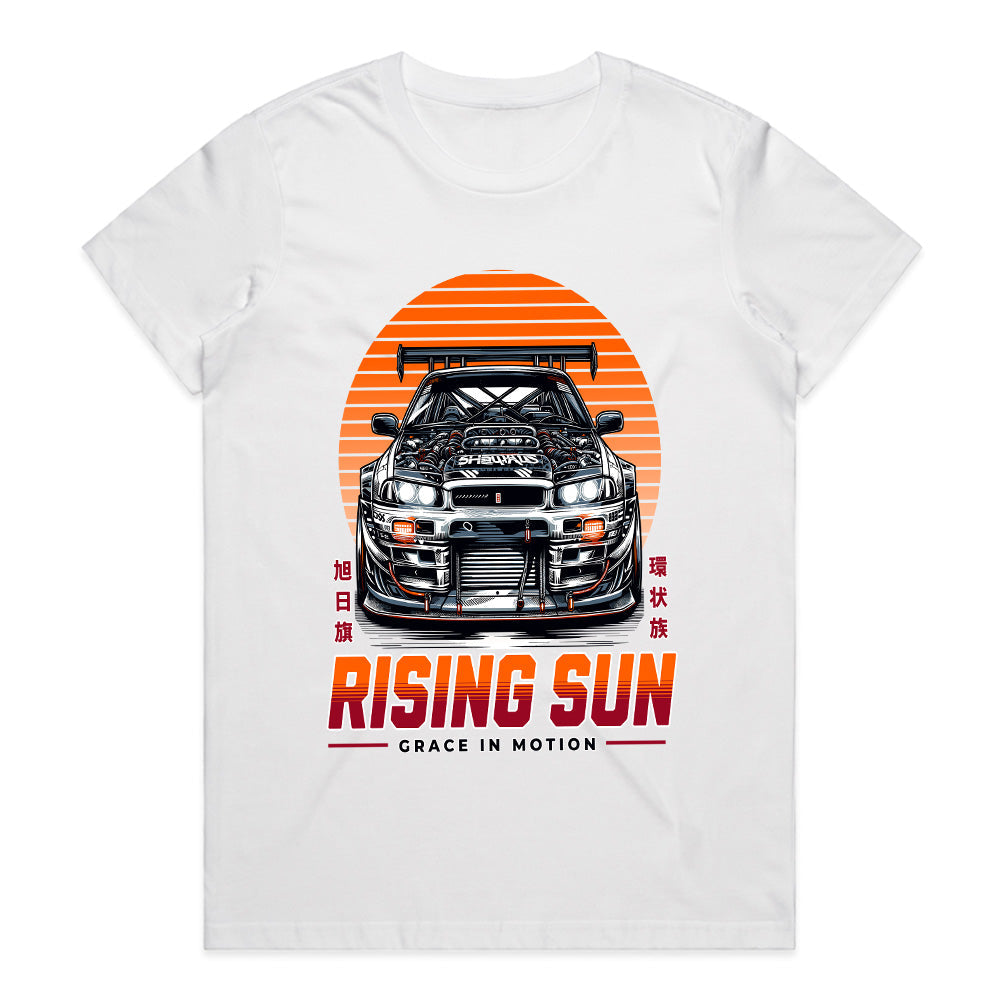 Rising Sun – JDM Skyline GT-R Racing Graphic T-Shirt