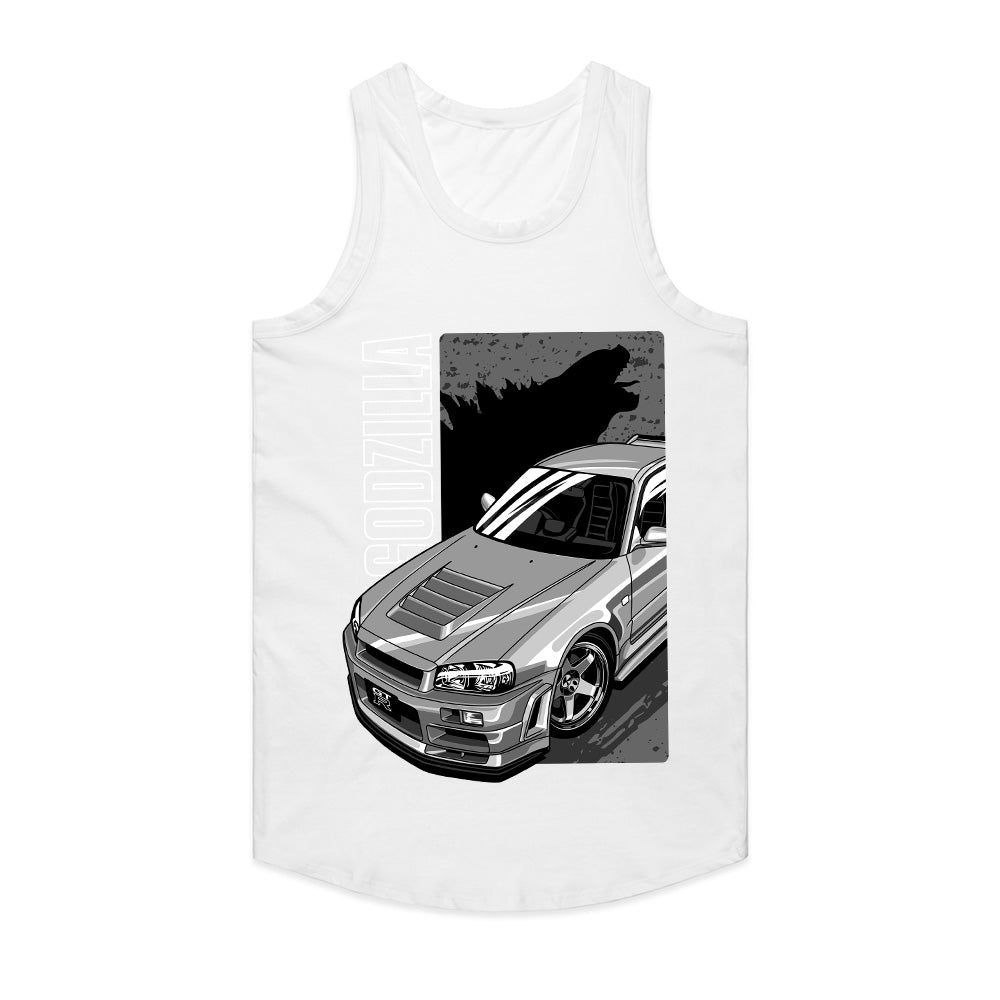 Godzilla R34 Skyline GTR T-Shirt – JDM Iconic Street Racer