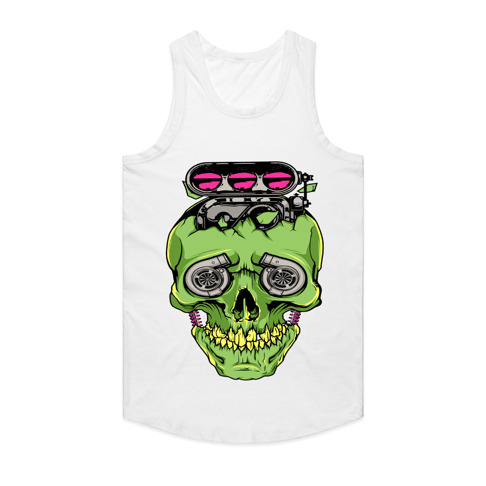 Turbocharged Skull – High-Boost Street Racing T-Shirt