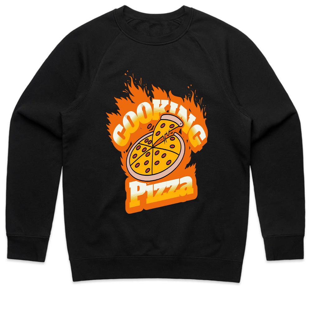 Cooking Pizza – Fiery Pizza Lover Streetwear T-Shirt