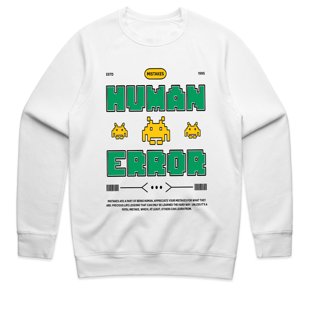 Human Error Retro Gaming T-Shirt – Classic Pixel Art Design