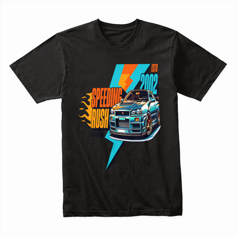 Speeding Rush – JDM Turbocharged Streetwear T-Shirt