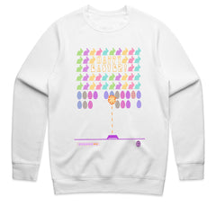 Retro Easter Arcade T-Shirt – Pixel Bunny & Egg Shooter Game