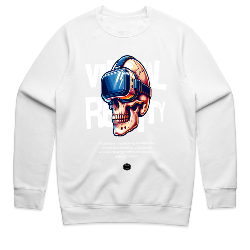 Virtual Reality Skull T-Shirt – Cyberpunk Gaming Aesthetic