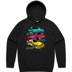 JDM Legends Nissan S-Chassis T-Shirt – S13, S14, S15 Silvia Drift Icons
