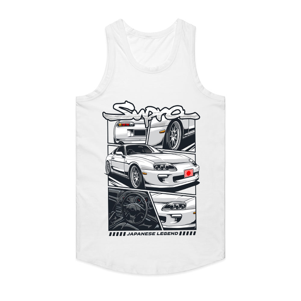 Toyota Supra A80 – Japanese Legend Manga-Style T-Shirt