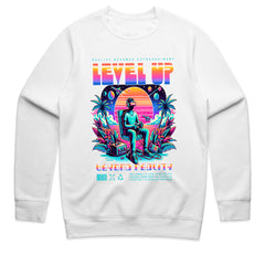 Level Up VR T-Shirt – Neon Cyberpunk Gaming Aesthetic