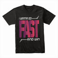 I Wanna Go Fast and Win – Speed Racer Streetwear T-Shirt