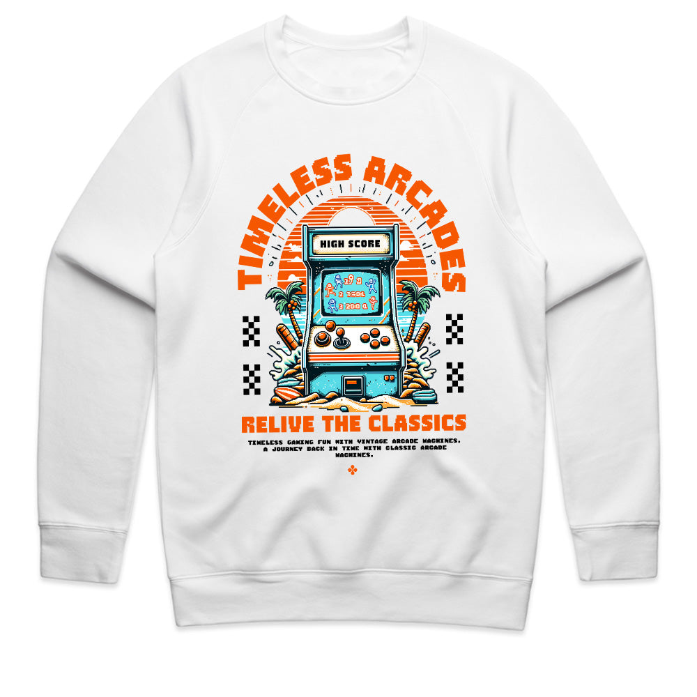 Timeless Arcades T-Shirt – Relive the Classics in Retro Gaming Style