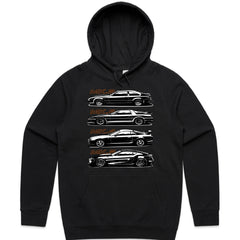 Toyota Supra Generations T-Shirt – MK2, MK3, MK4, MK5 Evolution