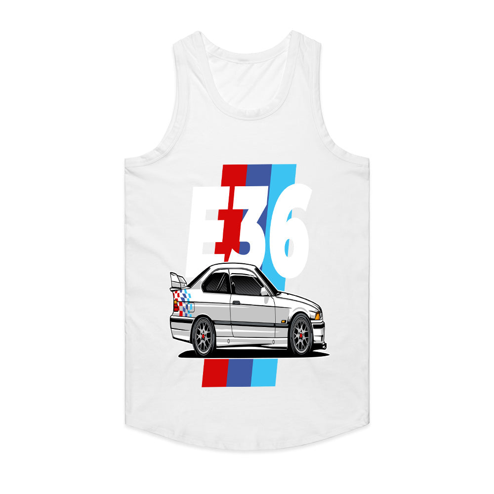 BMW E36 M Power – Classic Motorsport Graphic T-Shirt