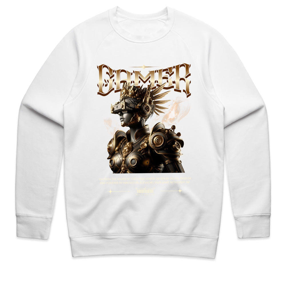 Cyber Warrior – Futuristic Gamer Legend Tee
