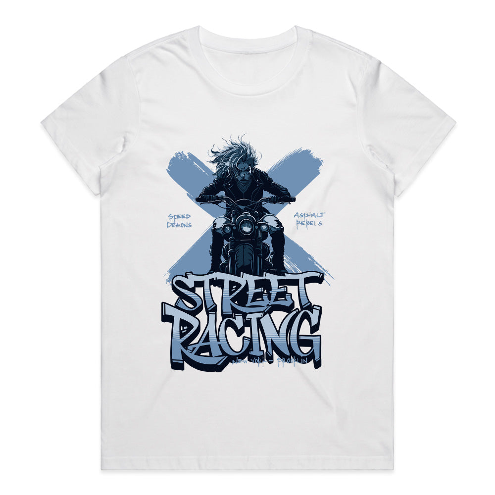 Street Racing Motorcycle Graphic T-Shirt – Rebel Biker Streetwear
