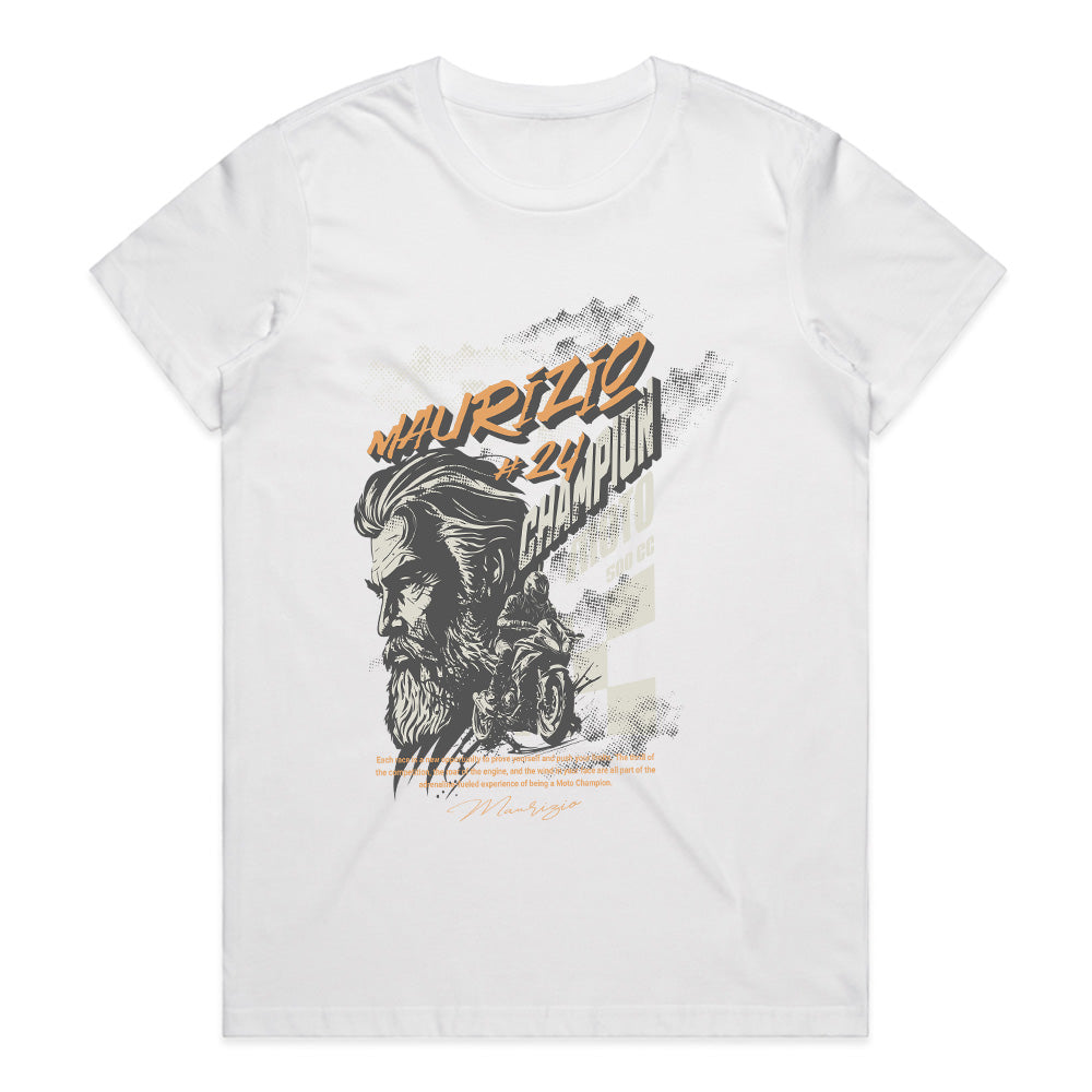 Maurizio Moto Champion T-Shirt – Vintage Racing Streetwear
