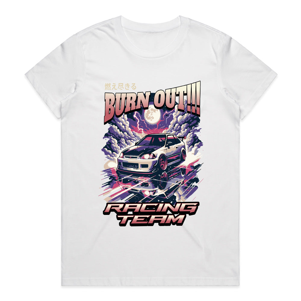 Burnout Racing Team T-Shirt – JDM Drift Streetwear