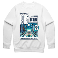 1985 Nostalgia T-Shirt – Retro Arcade Racing Adventure