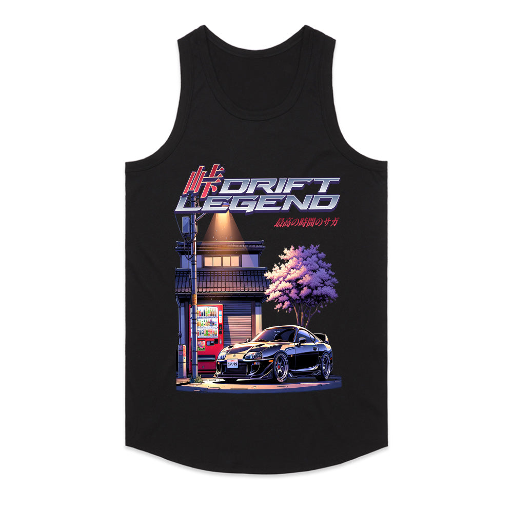 Drift Legend T-Shirt – Japanese Street Racing Night Scene