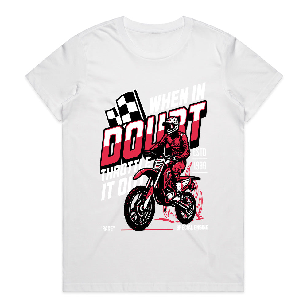 Throttle It Out Dirt Bike Racing T-Shirt – MotoCross Streetwear