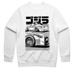 Godzilla Legends" JDM Skyline GT-R T-Shirt – Classic & Modern Duo