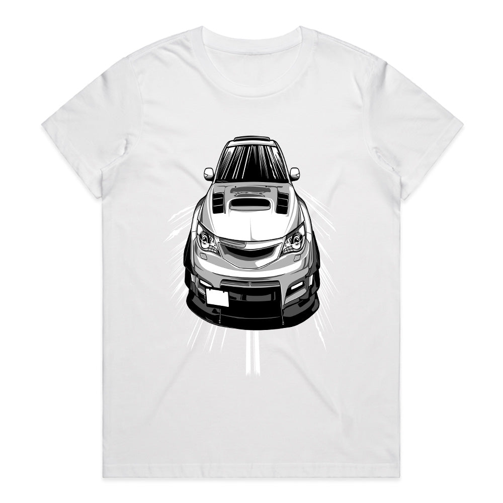 Turbocharged WRX Front View – High-Performance Car Tee