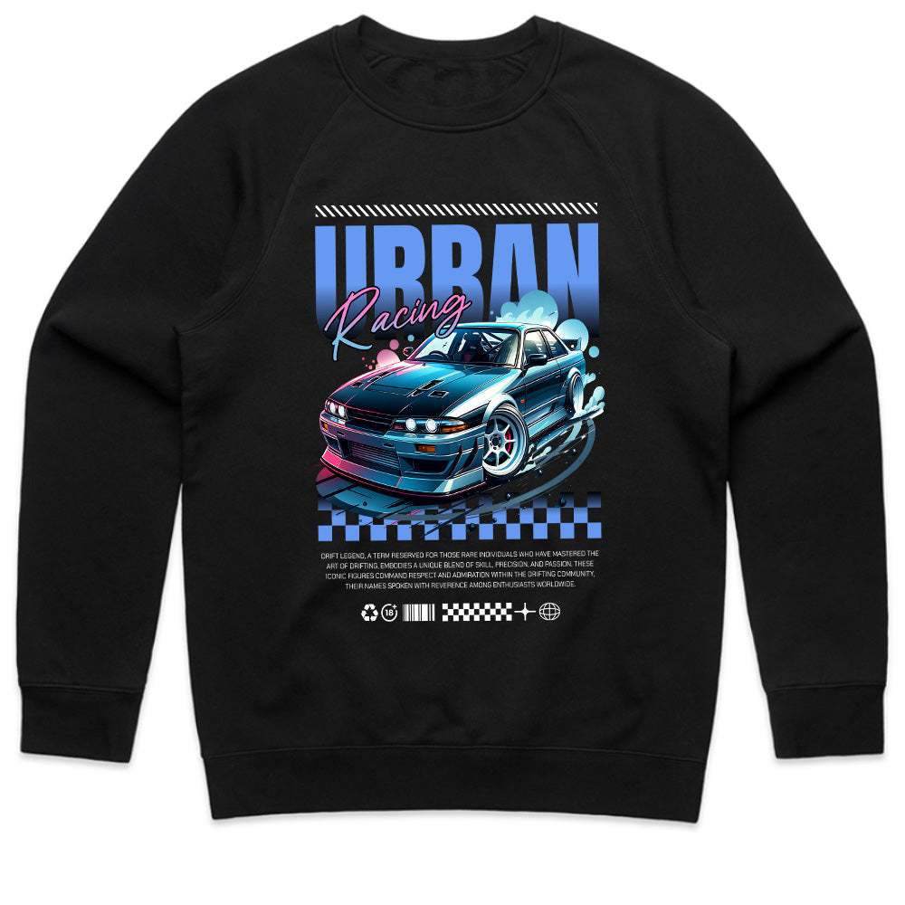 Urban Racing Drift Legend Graphic Tee – Retro JDM Streetwear Style