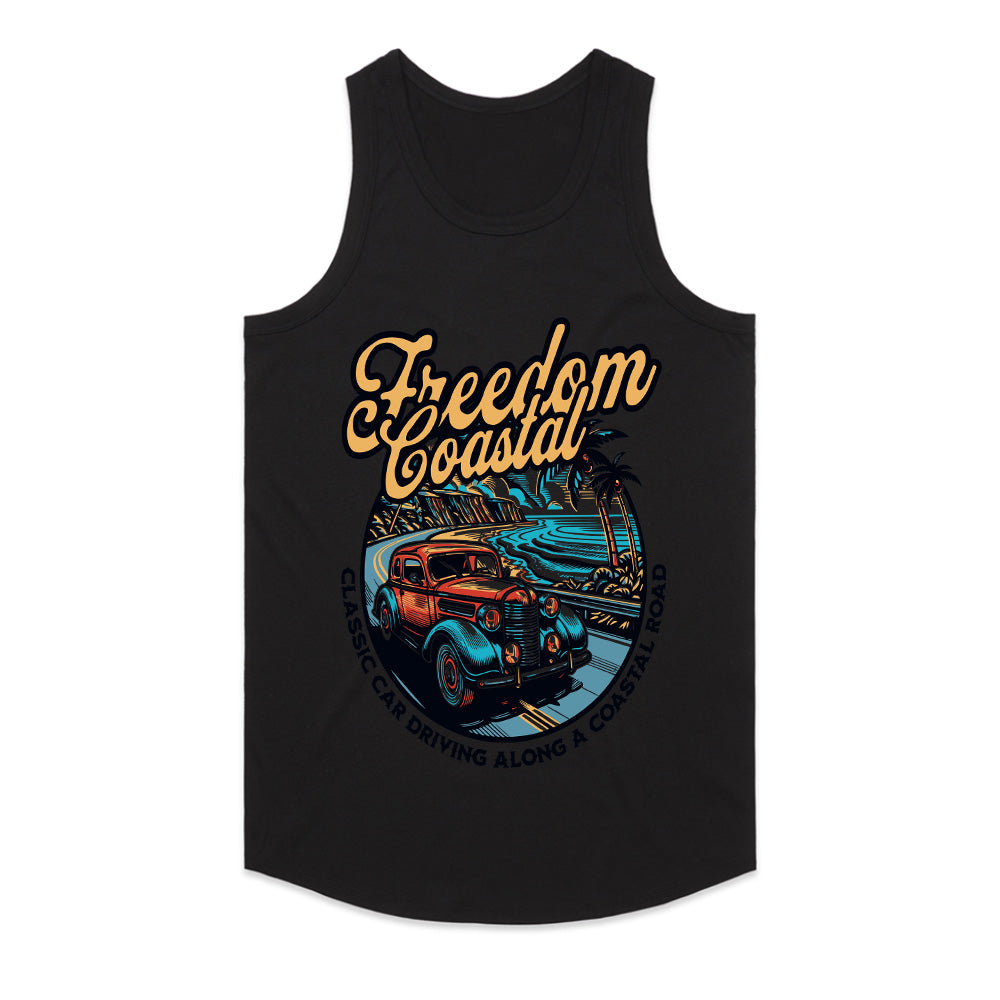 Freedom Coastal – Classic Car Adventure Tee