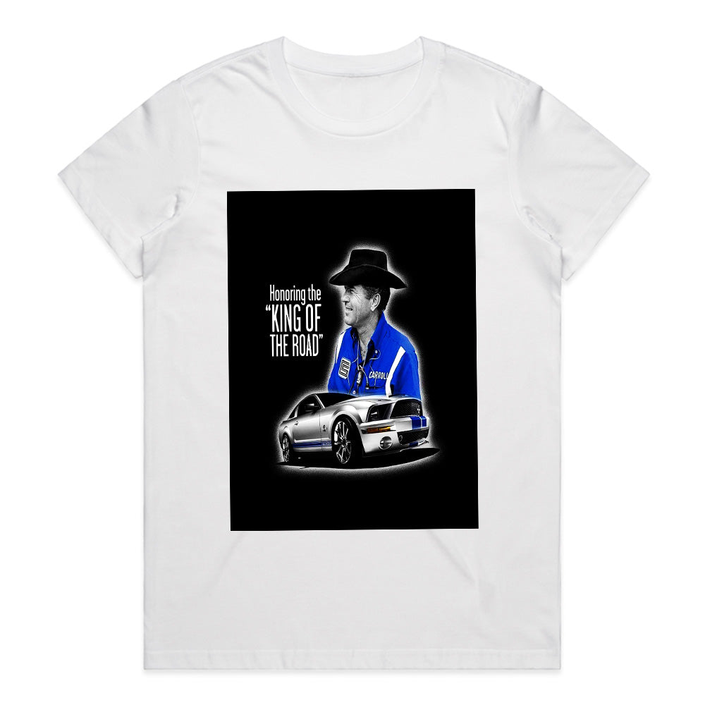 Honoring the "King of the Road" Mustang Tribute Tee