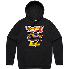 Hot Wheels Monster Truck "Andy" Graphic T-Shirt – Bold and Stylish Motorsports Design