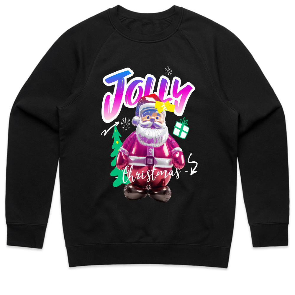 Jolly Christmas Retro Santa Tee – Fun & Festive Holiday Shirt